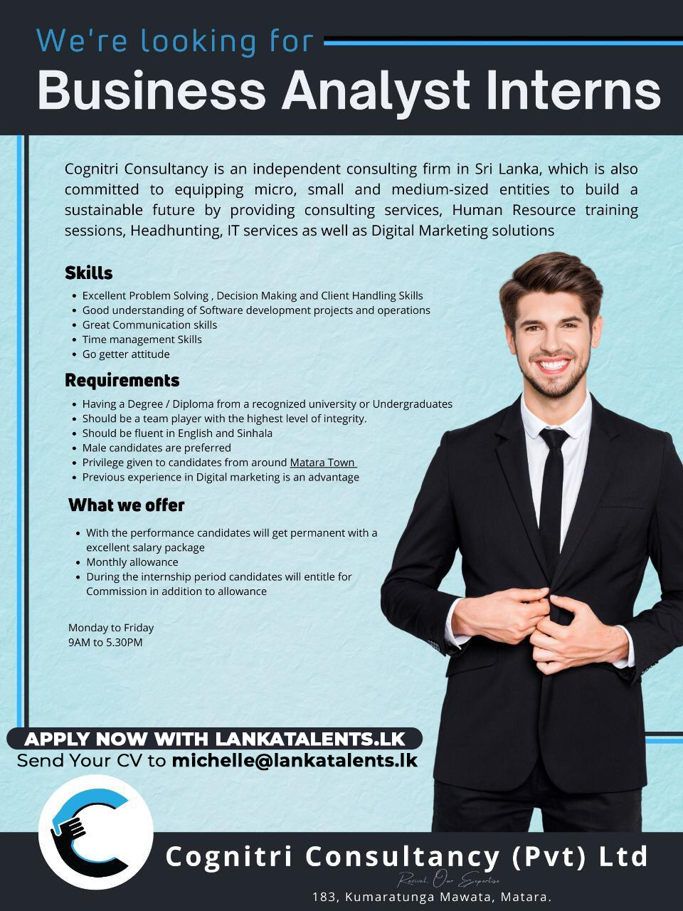 Business Analyst Interns Lanka Talents